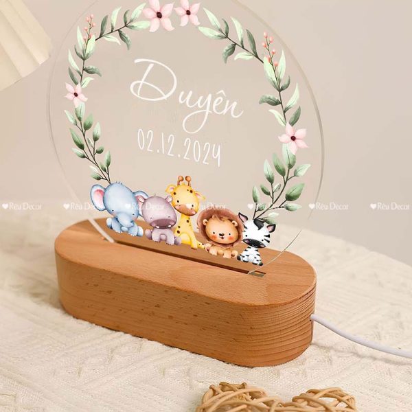 Đèn ngủ cá nhân hóa theo yêu cầu, đèn Decor in UV sắc nét, quà sinh nhật, quà lưu niệm ý nghĩa - Hình ảnh 5