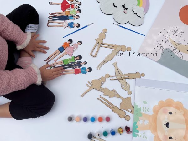 Bộ búp bê gỗ thủ công siêu xinh, cùng bé tạo nên những câu chuyện đáng yêu, làm móc treo khóa và trang trí góc học tập cực dễ thương - Hình ảnh 8