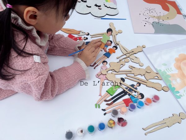 Bộ búp bê gỗ thủ công siêu xinh, cùng bé tạo nên những câu chuyện đáng yêu, làm móc treo khóa và trang trí góc học tập cực dễ thương - Hình ảnh 18