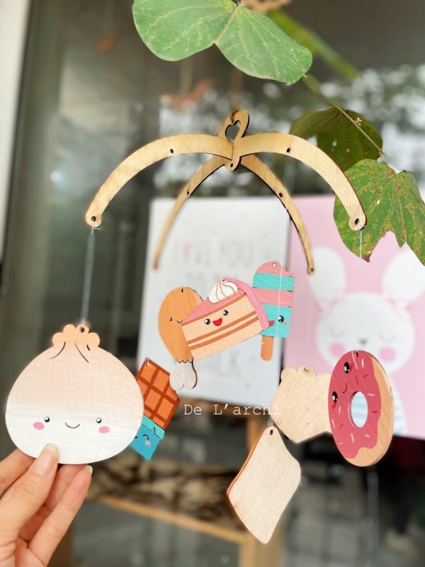 Set gỗ tô màu đa dạng chủ đề, giúp bé vừa học vừa chơi, đồ trang trí, quà tặng handmade dễ thương - Hình ảnh 40