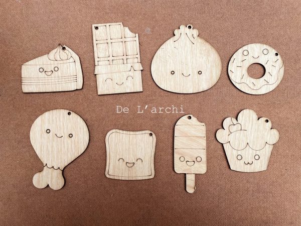 Set gỗ tô màu đa dạng chủ đề, giúp bé vừa học vừa chơi, đồ trang trí, quà tặng handmade dễ thương - Hình ảnh 45