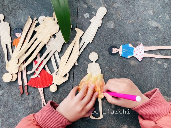 Bộ búp bê gỗ thủ công siêu xinh, cùng bé tạo nên những câu chuyện đáng yêu, làm móc treo khóa và trang trí góc học tập cực dễ thương - Hình ảnh 46