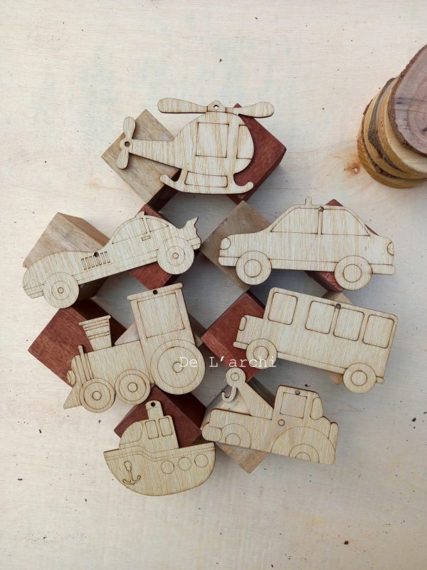Set gỗ tô màu đa dạng chủ đề, giúp bé vừa học vừa chơi, đồ trang trí, quà tặng handmade dễ thương - Hình ảnh 63