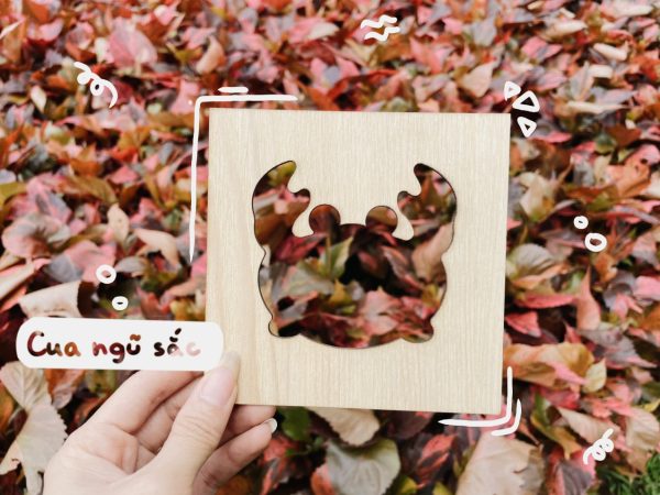 Bộ thú biến hình gỗ tô màu, giúp bé vui học mỗi ngày, thỏa sức sáng tạo, làm đồ trang trí siêu xinh - Hình ảnh 5
