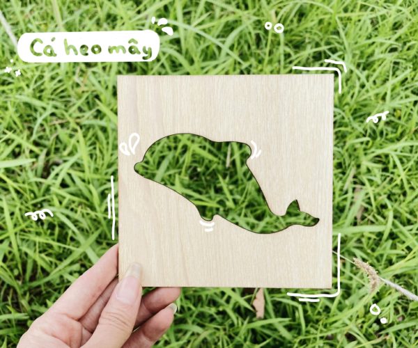 Bộ thú biến hình gỗ tô màu, giúp bé vui học mỗi ngày, thỏa sức sáng tạo, làm đồ trang trí siêu xinh - Hình ảnh 8