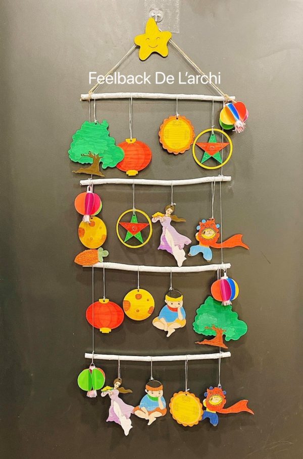 Set gỗ tô màu đa dạng chủ đề, giúp bé vừa học vừa chơi, đồ trang trí, quà tặng handmade dễ thương - Hình ảnh 116