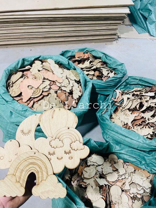Set gỗ tô màu đa dạng chủ đề, giúp bé vừa học vừa chơi, đồ trang trí, quà tặng handmade dễ thương - Hình ảnh 126