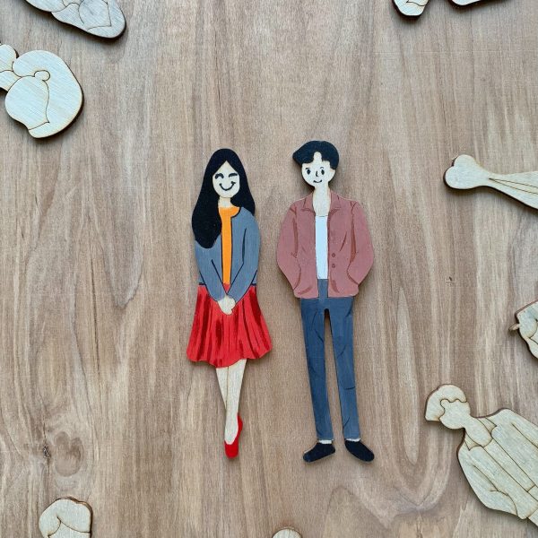 Bộ búp bê gỗ thủ công siêu xinh, cùng bé tạo nên những câu chuyện đáng yêu, làm móc treo khóa và trang trí góc học tập cực dễ thương - Hình ảnh 80