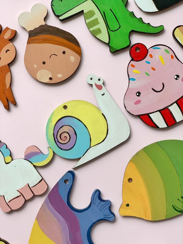 Bộ gỗ 30 hình thú cute, giúp bé thỏa sức tô vẽ sáng tạo, làm móc treo khóa, trang trí góc học tập siêu xinh - Hình ảnh 66