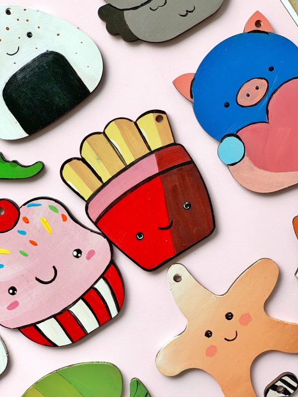 Bộ gỗ 30 hình thú cute, giúp bé thỏa sức tô vẽ sáng tạo, làm móc treo khóa, trang trí góc học tập siêu xinh - Hình ảnh 69