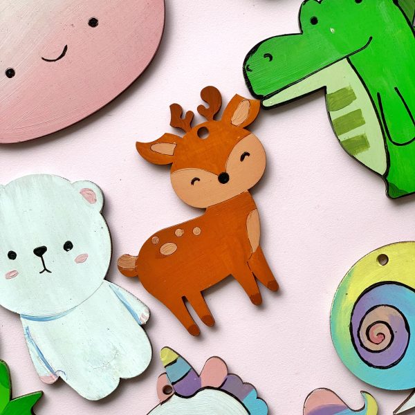 Bộ gỗ 30 hình thú cute, giúp bé thỏa sức tô vẽ sáng tạo, làm móc treo khóa, trang trí góc học tập siêu xinh - Hình ảnh 72