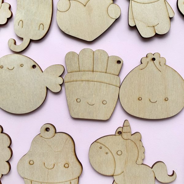 Bộ gỗ 30 hình thú cute, giúp bé thỏa sức tô vẽ sáng tạo, làm móc treo khóa, trang trí góc học tập siêu xinh - Hình ảnh 74