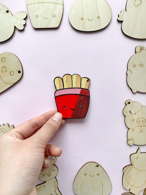 Bộ gỗ 30 hình thú cute, giúp bé thỏa sức tô vẽ sáng tạo, làm móc treo khóa, trang trí góc học tập siêu xinh - Hình ảnh 79