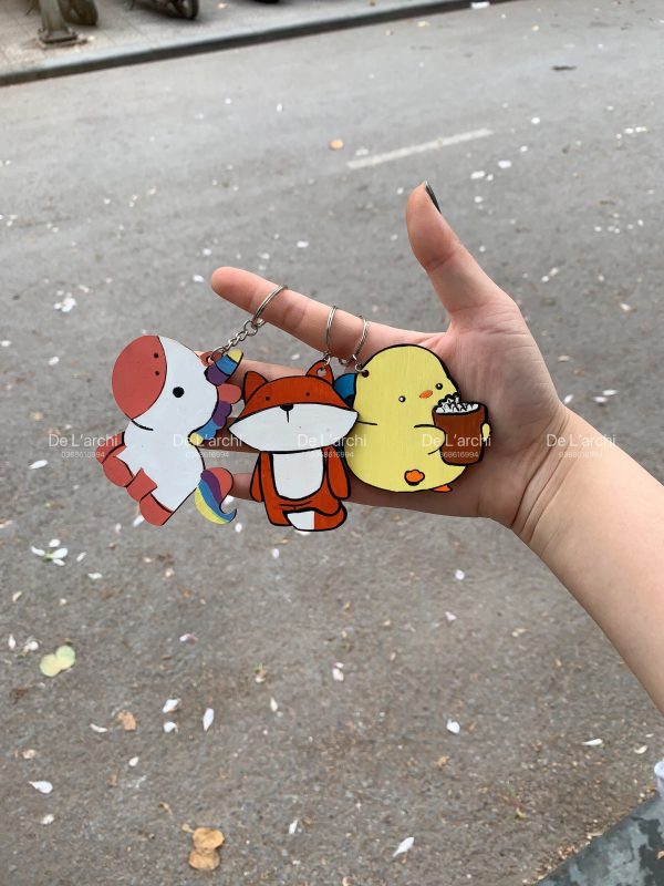Bộ gỗ 30 hình thú cute, giúp bé thỏa sức tô vẽ sáng tạo, làm móc treo khóa, trang trí góc học tập siêu xinh - Hình ảnh 48