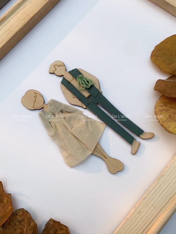 Bộ búp bê gỗ thủ công siêu xinh, cùng bé tạo nên những câu chuyện đáng yêu, làm móc treo khóa và trang trí góc học tập cực dễ thương - Hình ảnh 56