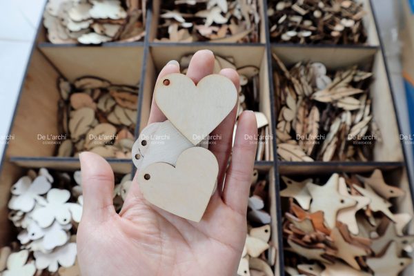 Set gỗ tô màu đa dạng chủ đề, giúp bé vừa học vừa chơi, đồ trang trí, quà tặng handmade dễ thương - Hình ảnh 130