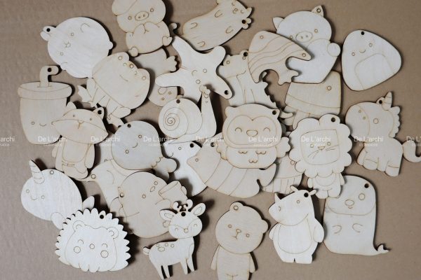 Set gỗ tô màu đa dạng chủ đề, giúp bé vừa học vừa chơi, đồ trang trí, quà tặng handmade dễ thương - Hình ảnh 135