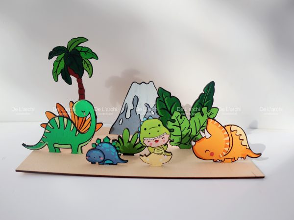 Bé kể Mẹ nghe - bộ đồ chơi gỗ tô màu sáng tạo chủ đề động vật, vừa học vừa trang trí siêu dễ thương - Hình ảnh 11