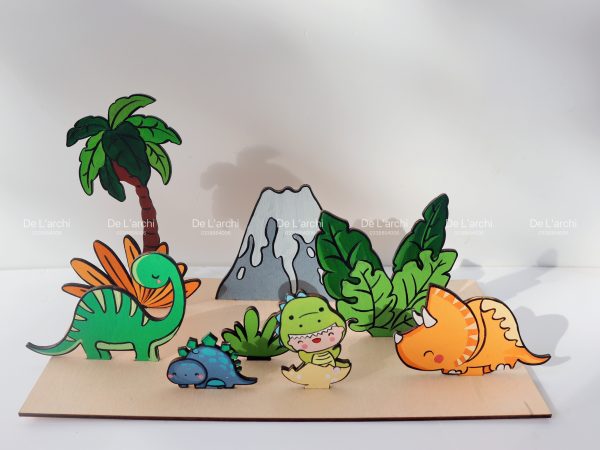 Bé kể Mẹ nghe - bộ đồ chơi gỗ tô màu sáng tạo chủ đề động vật, vừa học vừa trang trí siêu dễ thương - Hình ảnh 14