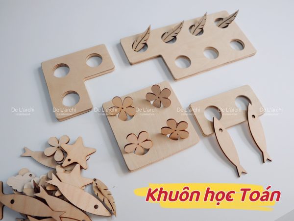 Bộ khuôn gỗ toán học sáng tạo, giúp bé phát triển tư duy logic, vừa học vừa chơi - Hình ảnh 22