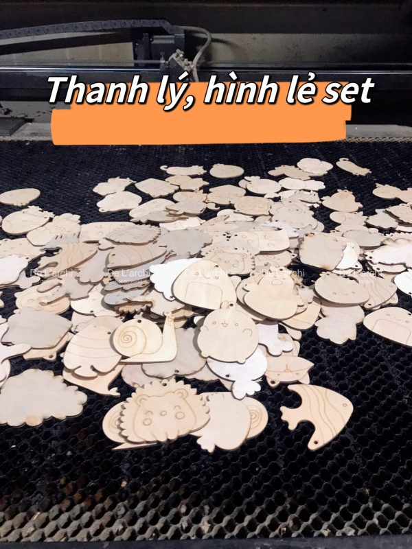 Bộ gỗ 30 hình thú cute, giúp bé thỏa sức tô vẽ sáng tạo, làm móc treo khóa, trang trí góc học tập siêu xinh - Hình ảnh 49