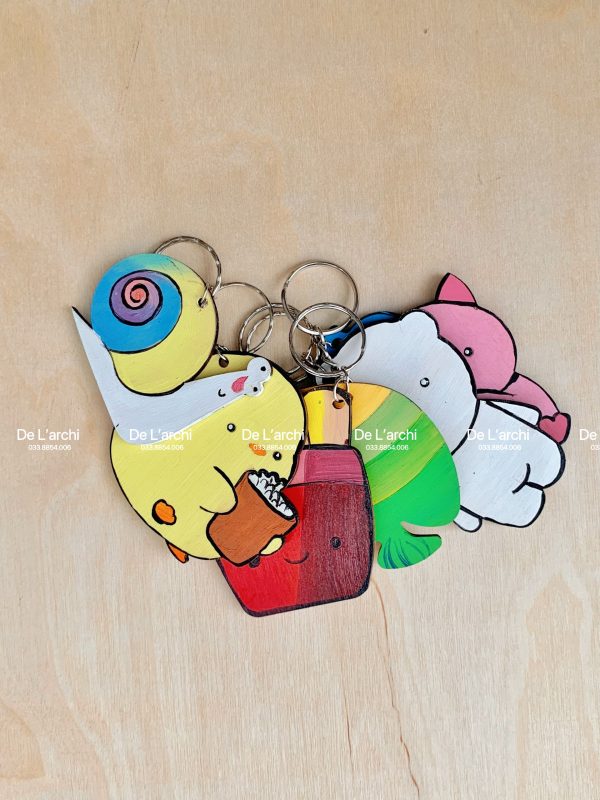 Bộ gỗ 30 hình thú cute, giúp bé thỏa sức tô vẽ sáng tạo, làm móc treo khóa, trang trí góc học tập siêu xinh - Hình ảnh 59
