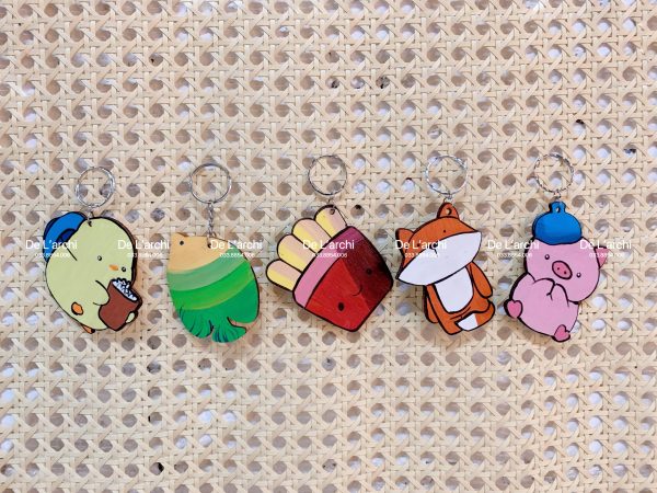 Bộ gỗ 30 hình thú cute, giúp bé thỏa sức tô vẽ sáng tạo, làm móc treo khóa, trang trí góc học tập siêu xinh - Hình ảnh 60