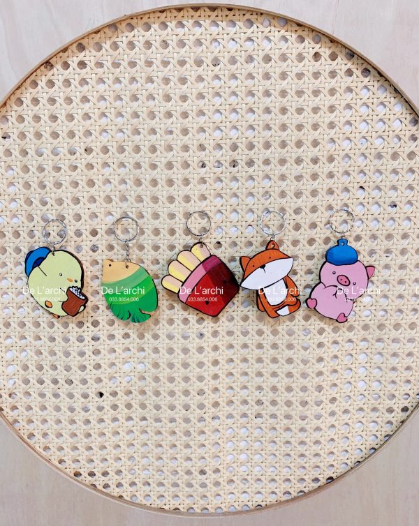 Bộ gỗ 30 hình thú cute, giúp bé thỏa sức tô vẽ sáng tạo, làm móc treo khóa, trang trí góc học tập siêu xinh - Hình ảnh 61