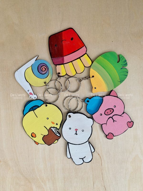 Bộ gỗ 30 hình thú cute, giúp bé thỏa sức tô vẽ sáng tạo, làm móc treo khóa, trang trí góc học tập siêu xinh - Hình ảnh 63